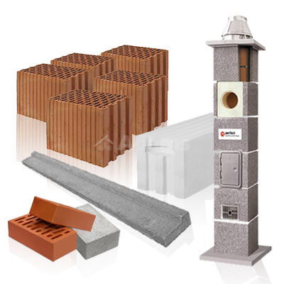 Materiały budowlane Żary, cegły bloczki betonowe pustaki kominy Żary, kategoria