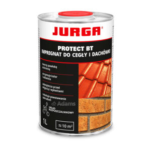 JURGA PROTECT BT to rozpuszczalnikowy impregnat zapewniający ochronę przed wilgocią i uszkodzeniami dla różnych rodzajów cegieł i dachówek, przywracając naturalny wygląd powierzchni.