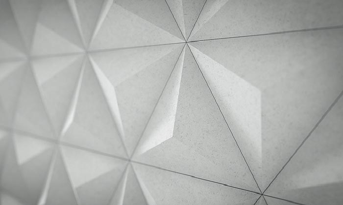 Beton architektoniczny Żary, geometryczne piramidki Żary, Betonowe płytki 3D