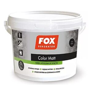 farba lateksowa fox color matt Żary, farby pod mieszalnik Żary, farby lateksowe Żary, farby do wnętrz Żary
