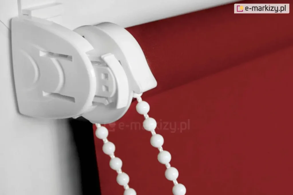 System uchwytow sciennych rolety wewnetrznej mini