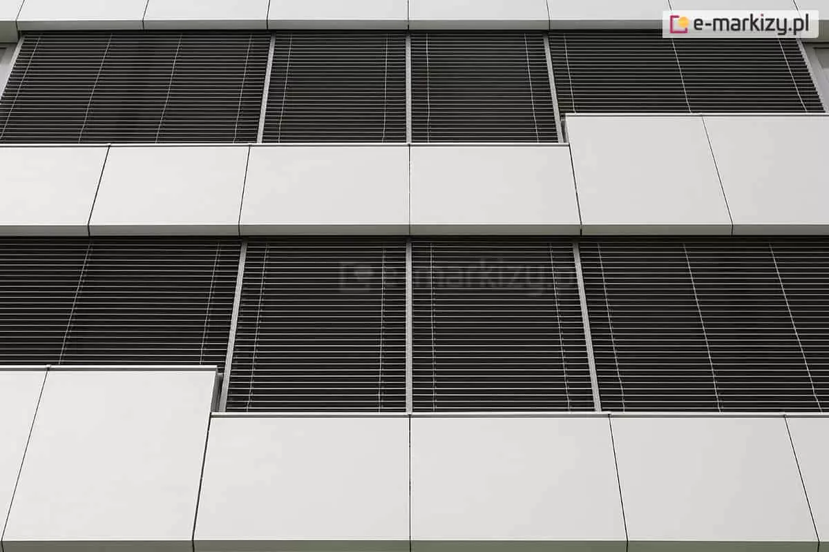 Zaluzja fasadowa w wersji podtynkowej