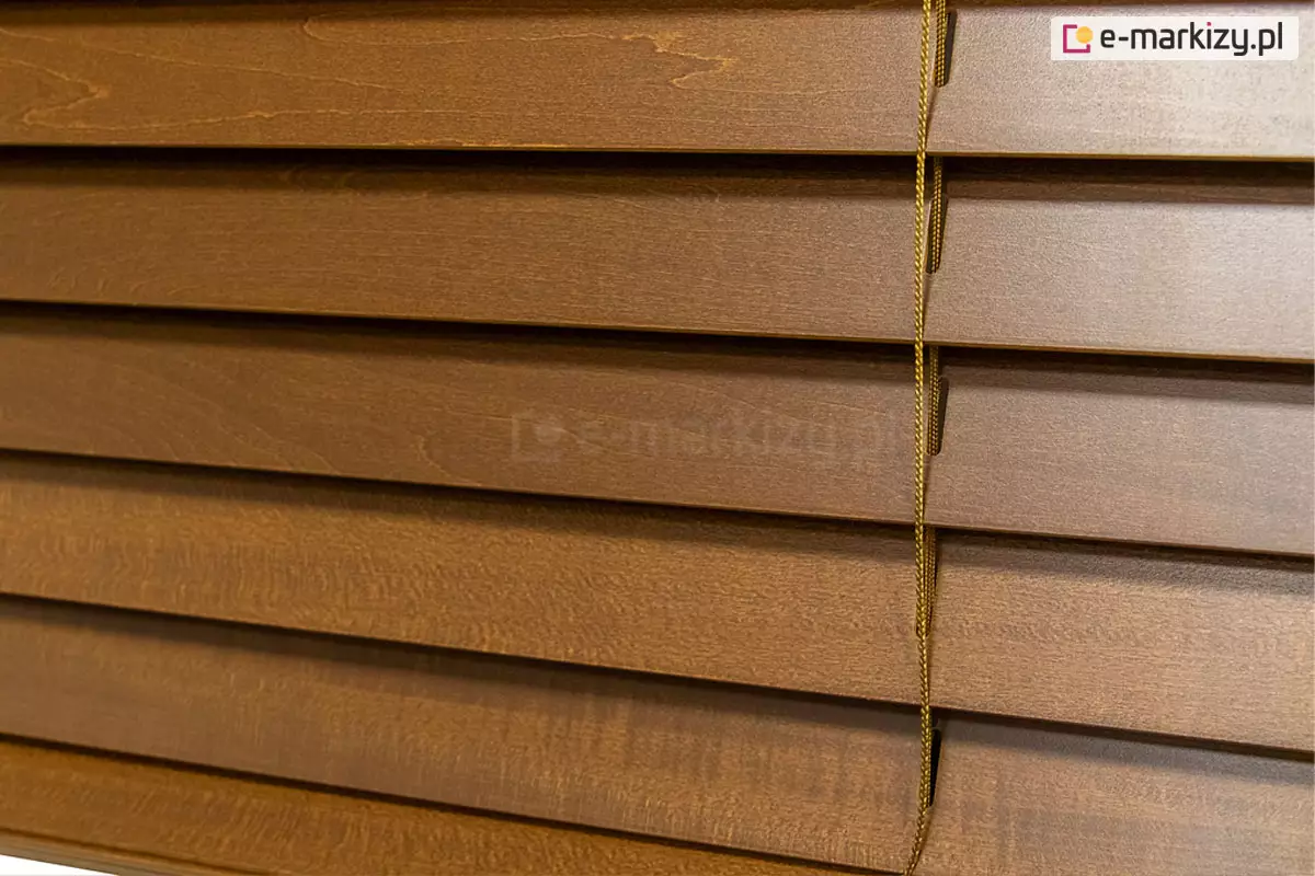 Zaluzje lamelowe drewniane