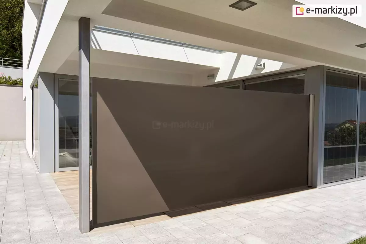 Zwijana oslona boczna tarasu bora selt