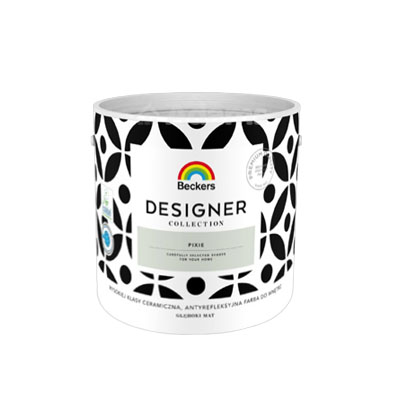 beckers designer collection 2,5l kolorowa wodorozcieńczalna farba ceramiczna