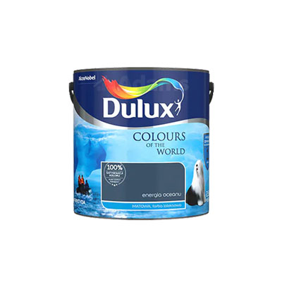 Latex-Emulsion Dulux Kolory Świata 2,5L Farben der Welt farbige Latexfarbe mit einem tiefen matten Finish mit Farben, die von den schönsten Ecken der Welt inspiriert sind