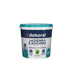 Latexfarbe Dekoral Łazienka & Kuchnia Bad & Küche 1l die Beschichtung ist langfristig gegen Pilzbefall geschützt.