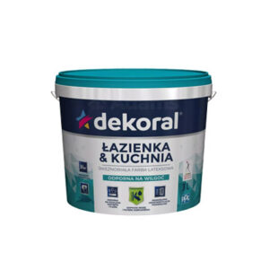 Latexfarbe Dekoral Łazienka & Kuchnia Bad & Küche 3l die verwendung hochwertiger polymerdispersion erhöht die mechanische belastbarkeit der beschichtung