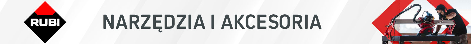 Baner-RUBI Narzędzia i akcesoria firmy RUBI w centrum handlowym Adams