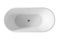 Oltens Yrsa owalna wanna wolnostojąca podkreśli charakter każdej nowoczesnej łazienki.