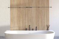 Oltens hulda wanna wolnostojąca przyścienna podkreśli charakter każdej nowoczesnej łazienki.