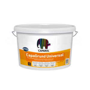 Grunt uniwersalny CAPAROL CAPAGRUND UNIVERSAL EC to specjalny środek gruntujący z dodatkiem białego pigmentu do wykonywania kryjących podkładów pod farby dyspersyjne, silikonowe