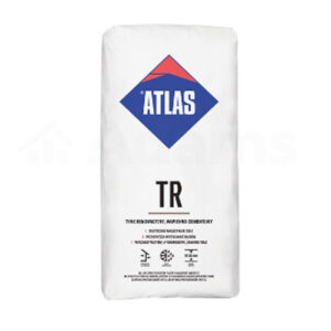 Tynk renowacyjny ATLAS TR 25KG przeznaczony jest do wykonywania tynkarskich wypraw renowacyjnych o grubości od 10 do 25 mm na zawilgoconych przegrodach
