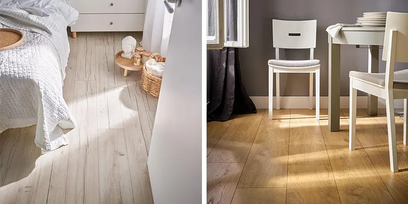 Panele podłogowe laminowane VOX w sypialni i pokoju