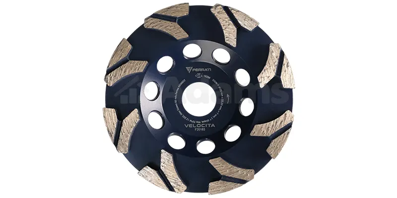 Die Diamantscheibe von Ferrati und ihre aggressive Form sorgen für hervorragende Ergebnisse, selbst bei extrem harten Materialien.