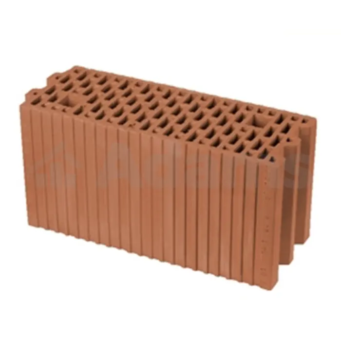 Dieser Keramikblock eignet sich für tragende Wände sowohl im Innen- als auch im Außenbereich von Gebäuden.