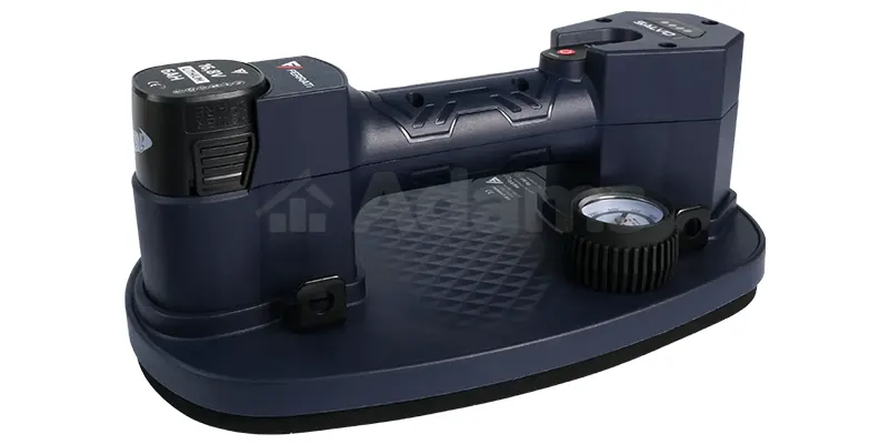 Przyssawka automatyczna akumulatorowa do glazury i materiałów budowlanych z manometrem firmy ferrati