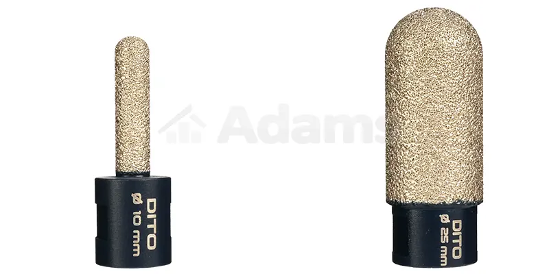 Diamantfingerfräser zum Bohren von Löchern und zum Nivellieren von Kanten