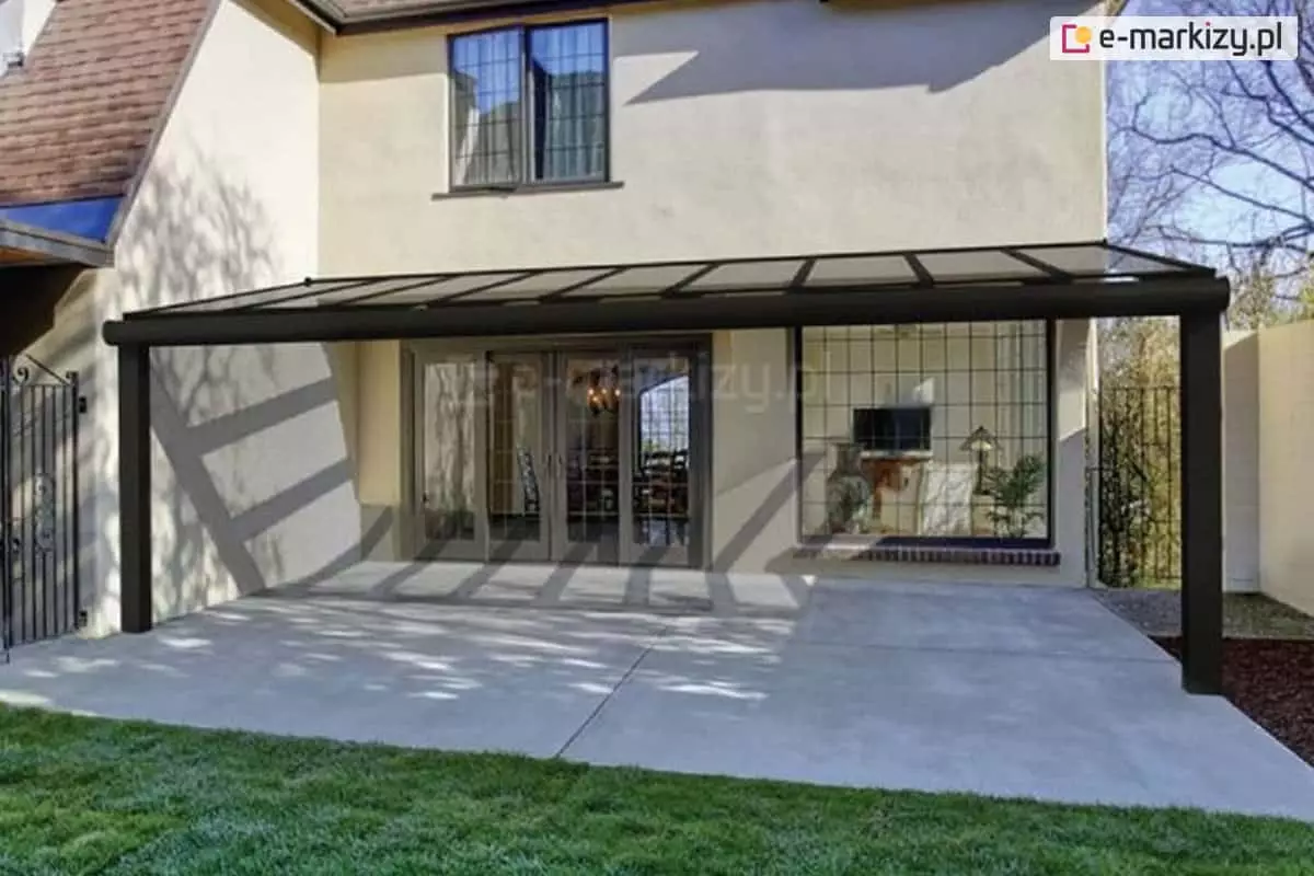 Modes glas konstrukcja tarasowa ze szklanym dachem