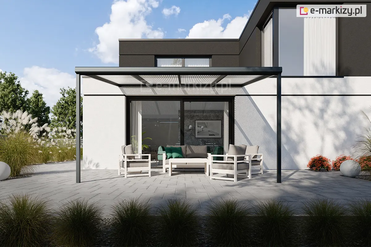 Wiata zadaszenie poliweglanowe nebbiolo deponti